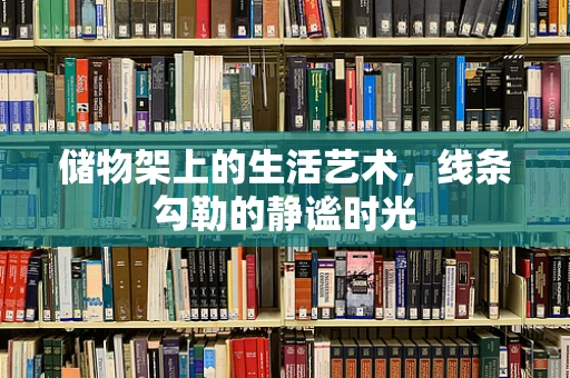 储物架上的生活艺术，线条勾勒的静谧时光