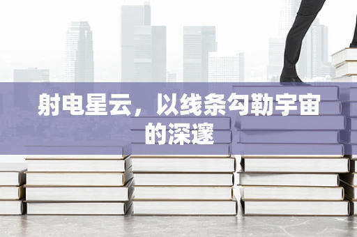 射电星云，以线条勾勒宇宙的深邃