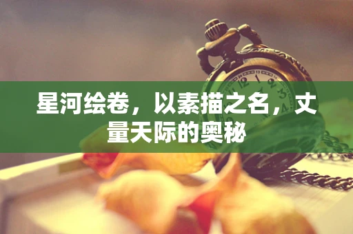 星河绘卷，以素描之名，丈量天际的奥秘