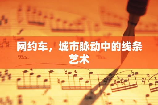 网约车，城市脉动中的线条艺术