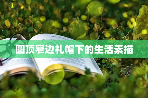 圆顶窄边礼帽下的生活素描