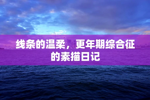 线条的温柔，更年期综合征的素描日记