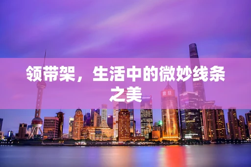 领带架，生活中的微妙线条之美