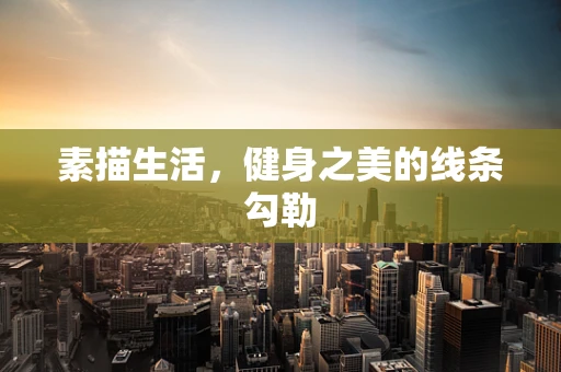 素描生活，健身之美的线条勾勒