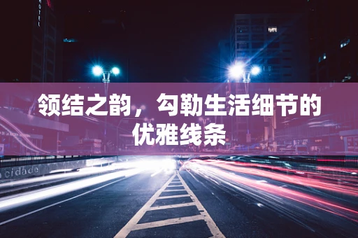 领结之韵，勾勒生活细节的优雅线条
