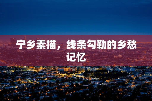 宁乡素描，线条勾勒的乡愁记忆