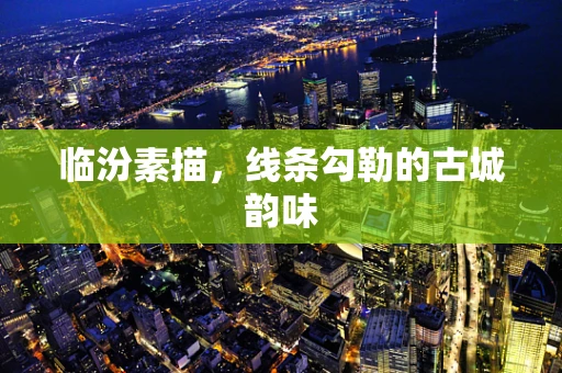 临汾素描，线条勾勒的古城韵味