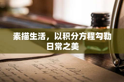 素描生活，以积分方程勾勒日常之美