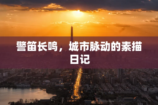 警笛长鸣，城市脉动的素描日记