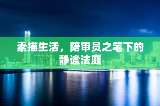 素描生活，陪审员之笔下的静谧法庭