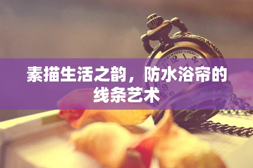 素描生活之韵，防水浴帘的线条艺术