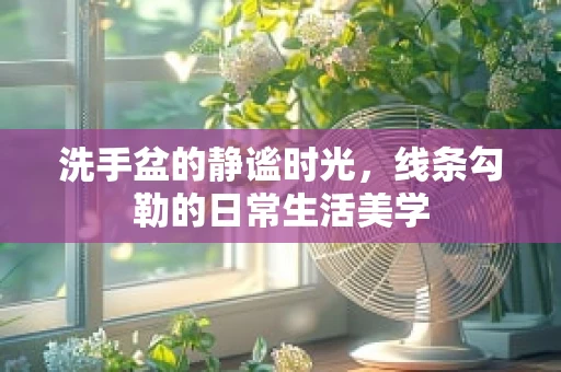 洗手盆的静谧时光，线条勾勒的日常生活美学
