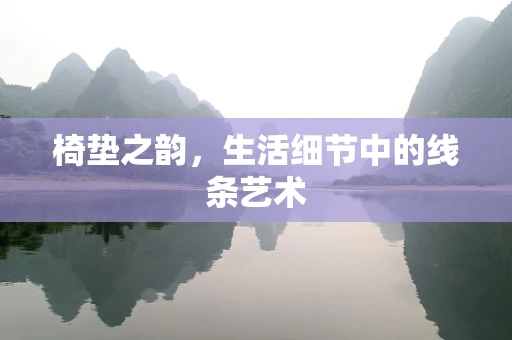 椅垫之韵，生活细节中的线条艺术