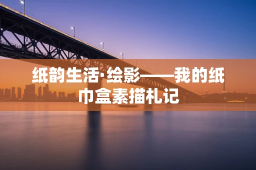 纸韵生活·绘影——我的纸巾盒素描札记