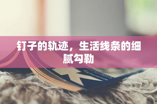 钉子的轨迹，生活线条的细腻勾勒