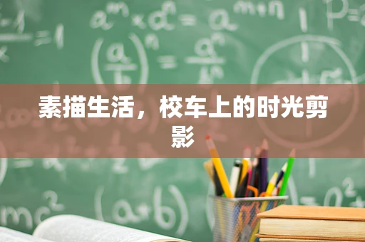 素描生活，校车上的时光剪影