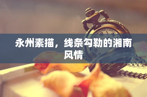 永州素描，线条勾勒的湘南风情