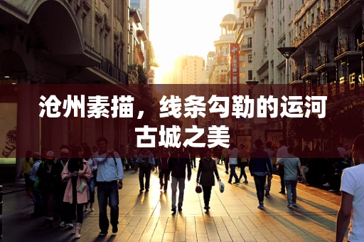 沧州素描，线条勾勒的运河古城之美