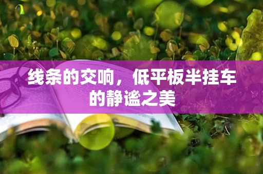 线条的交响，低平板半挂车的静谧之美