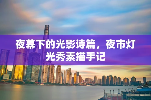 夜幕下的光影诗篇，夜市灯光秀素描手记