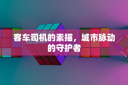 客车司机的素描，城市脉动的守护者