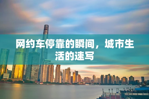网约车停靠的瞬间，城市生活的速写