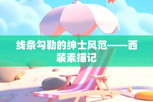 线条勾勒的绅士风范——西装素描记