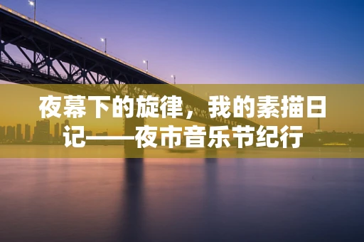 夜幕下的旋律，我的素描日记——夜市音乐节纪行