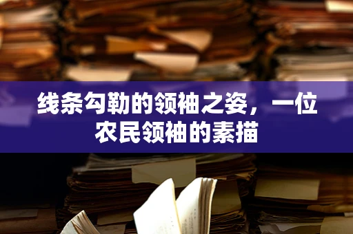 线条勾勒的领袖之姿，一位农民领袖的素描
