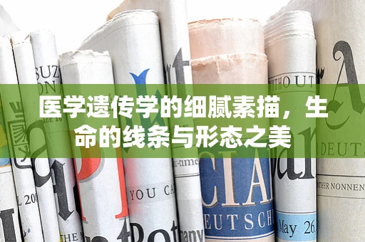 医学遗传学的细腻素描，生命的线条与形态之美