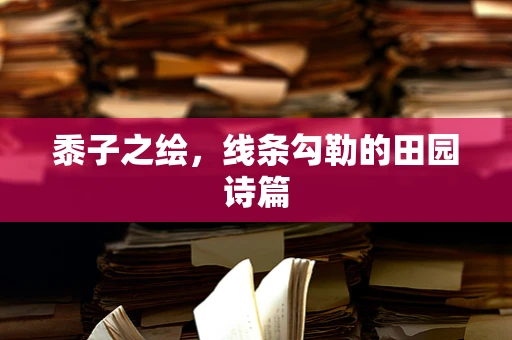 黍子之绘，线条勾勒的田园诗篇