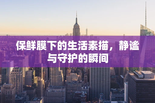 保鲜膜下的生活素描，静谧与守护的瞬间