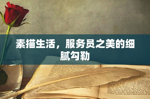 素描生活，服务员之美的细腻勾勒