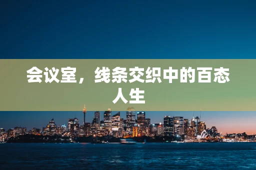 会议室，线条交织中的百态人生