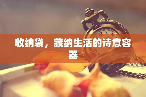 收纳袋，藏纳生活的诗意容器