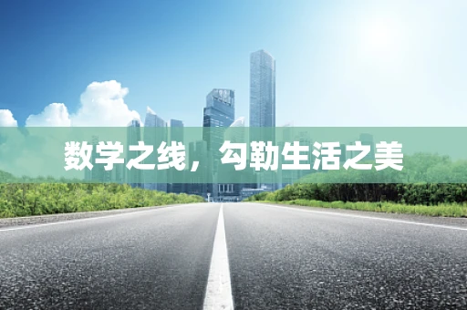 数学之线，勾勒生活之美