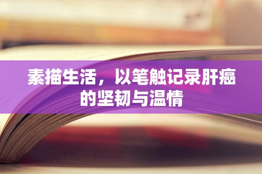 素描生活，以笔触记录肝癌的坚韧与温情