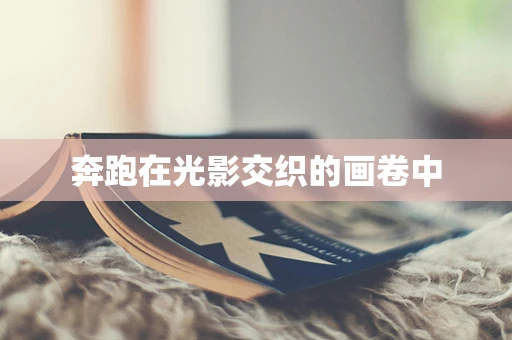 奔跑在光影交织的画卷中