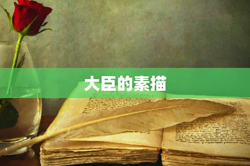 大臣的素描