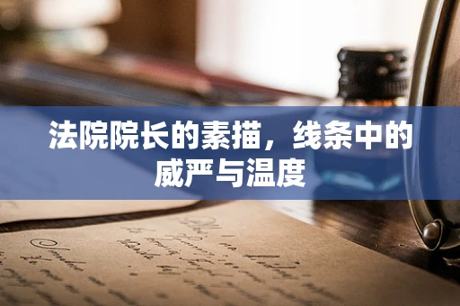 法院院长的素描，线条中的威严与温度