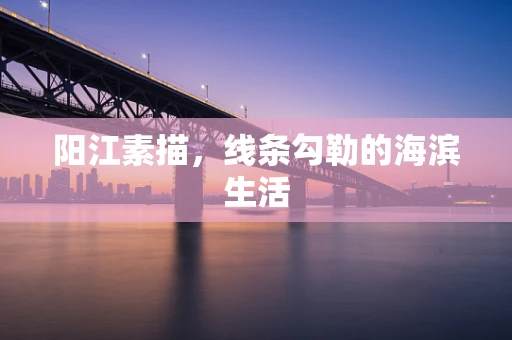 阳江素描，线条勾勒的海滨生活