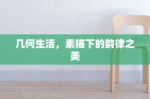 几何生活，素描下的韵律之美