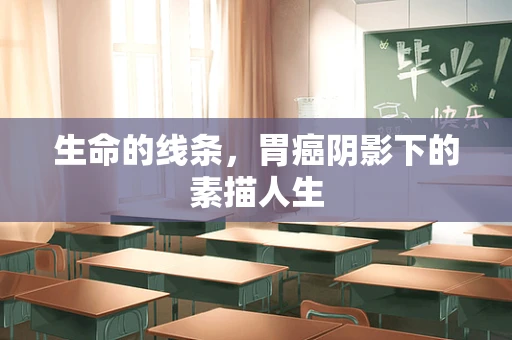 生命的线条，胃癌阴影下的素描人生