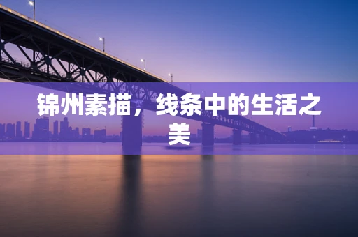 锦州素描，线条中的生活之美