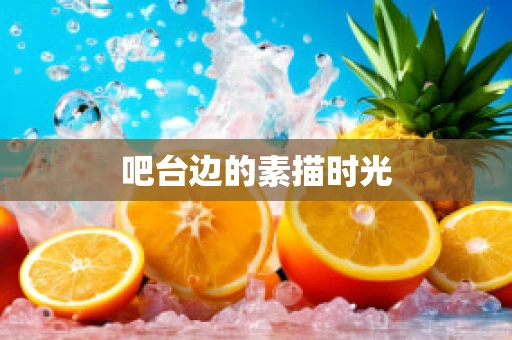 吧台边的素描时光