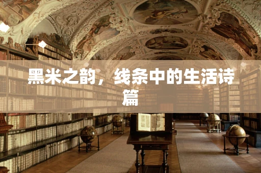 黑米之韵，线条中的生活诗篇