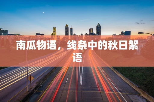 南瓜物语，线条中的秋日絮语