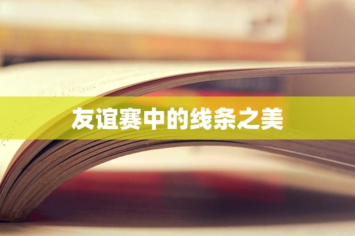 友谊赛中的线条之美