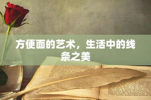方便面的艺术，生活中的线条之美