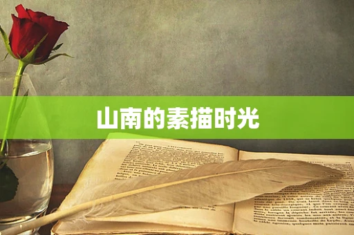 山南的素描时光